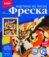 LORI Кп-066 Фреска. Картина из песка "Мудрая сова"