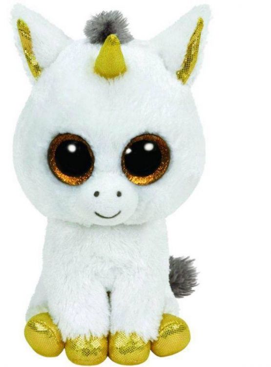 TY 36179 Beanie Boo's Мягкая игрушка Единорог Pegasus, 15 см
