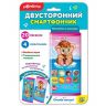 Азбукварик 28195-7 Смартфончик двусторонний Мамонтенок и мультяшки