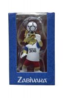 Фигурка Т11672 FIFA-2018 Волк Zabivaka с мячом, в подарочной упаковке, 9 см