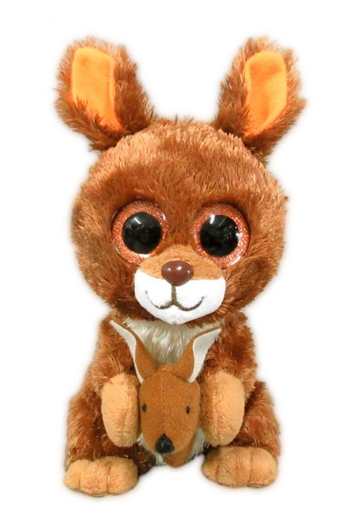 ABtoys (АБтойс) M0049 Кенгуру с детенышем, коричневый,15 см игрушка мягкая