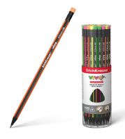 ErichKrause 45623EK Карандаш чернографитный трехгранный с ластиком ErichKrause® VIVO® HB