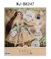 ABtoys (АБтойс) QJ078C Кукла ABtoys Emily Летняя серия с клатчем, маникеном и аксессуарами 30см
