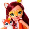 Mattel FRH53 Энчантималс Большая кукла с любимой зверюшкой Фелисити Лис, 32 см