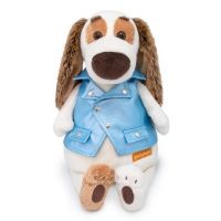 BUDI BASA Bart27-023 Мягкая игрушка BUDI BASA Собака Бартоломей в голубой рокерской жилетке 27 см