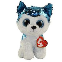 TY 36671 Flippable Мягкая игрушка Волчонок Slush с пайетками, 15 см