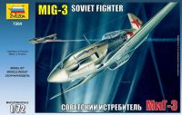 Звезда 7204з Сборная модель - Советский истребитель     МиГ-3 1:72