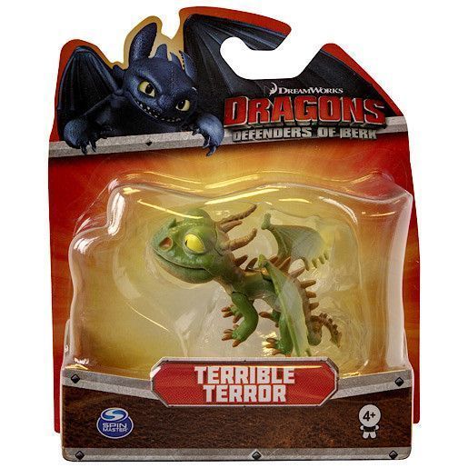 Dragons 66551 Дрэгонс 2 Маленькая фигурка дракона Terrible Terror (Жуткая Жуть)