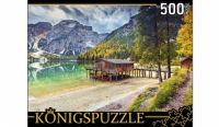 Konigspuzzle ГИК500-8315 Пазл Озеро Брайес, Италия, 500 элементов