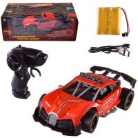 ABtoys (АБтойс) C-00475R Машинка на радиоуправлении Abtoys гоночная 2,4Ггц, резиновые колеса, аккумуляторный блок, красная-1 1:18