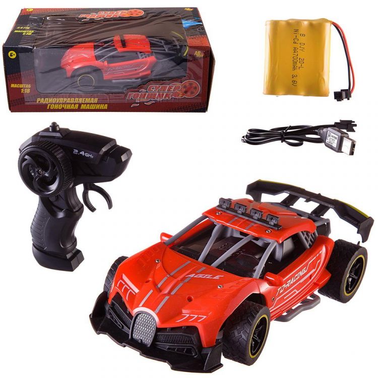ABtoys (АБтойс) C-00475R Машинка на радиоуправлении Abtoys гоночная 2,4Ггц, резиновые колеса, аккумуляторный блок, красная-1 1:18 ABtoys (АБтойс) C-00475R Машинка на радиоуправлении Abtoys гоночная 2,4Ггц, резиновые колеса, аккумуляторный блок, красная-1 1:18