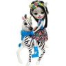 Mattel FKY75 Энчантималс Кукла Зебра и ее большой друг