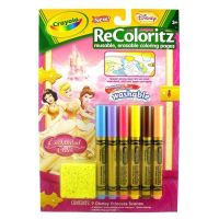 Crayola 04-5018 Многоразовая раскраска Recoloritz с фломастерами "Принцессы Дисней"