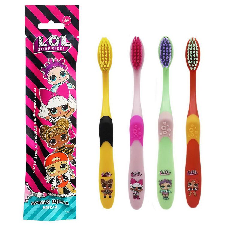 Longa Vita S-202-НТМ Зубная щетка Longa Vita LOL детская мануальная, от 6 лет