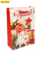 Dream cards ПКП-8903 Пакет подарочный Dream cards Счастливого праздника!14х20х6,5 см