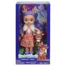 Mattel FRH54 Энчантималс Большая кукла с любимой зверюшкой Данесса Оления, 32 см