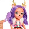 Mattel FRH54 Энчантималс Большая кукла с любимой зверюшкой Данесса Оления, 32 см