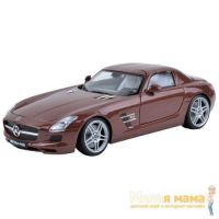Motormax 79162 Коллекционная модель машины Mercedes Benz SLS АMG, 1:18, шоколадная