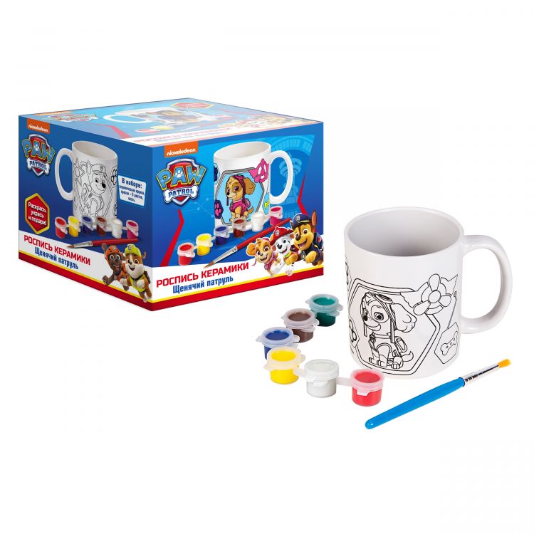 РОСМЭН 36916 Роспись керамики ТМ PAW Patrol