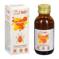HELP 80226 Средство от насекомых HELP Концентрат от КЛЕЩЕЙ до 20 соток, инсектицидный, 100 мл