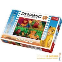 Trefl 35192 Пазл Динамик 3D-эффект Король Лев, 50 деталей