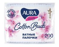 AURA 6440-КК Ватные палочки AURA 200 штук