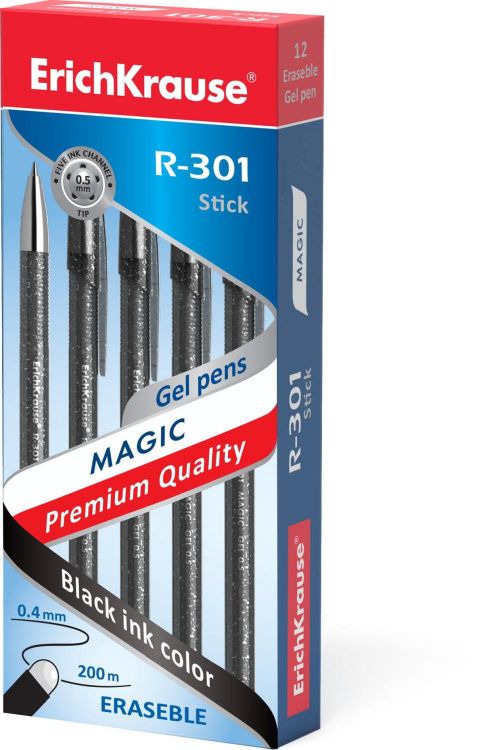 ErichKrause 46435ЕК Ручка ErichKrause R-301 Magic Gel гелевая сo стираемыми чернилами