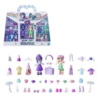 Hasbro E4273 MLP Equestria Girls Набор игровой Модный приговор с мини-куклами, Искорка и Флаттершай