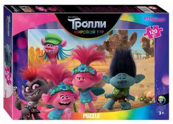 Step Puzzle 75167 Пазл "Trolls - 2" (DreamWorks), 120 деталей