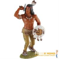 Bullyland 80676 Фигурка Индеец-воин, 9 см