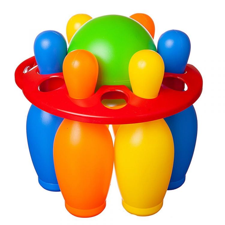 Junfa WA-D3234 Игровой набор Junfa Боулинг с шаром и 6 кеглями в держателе Junfa WA-D3234 Игровой набор Junfa Боулинг с шаром и 6 кеглями в держателе