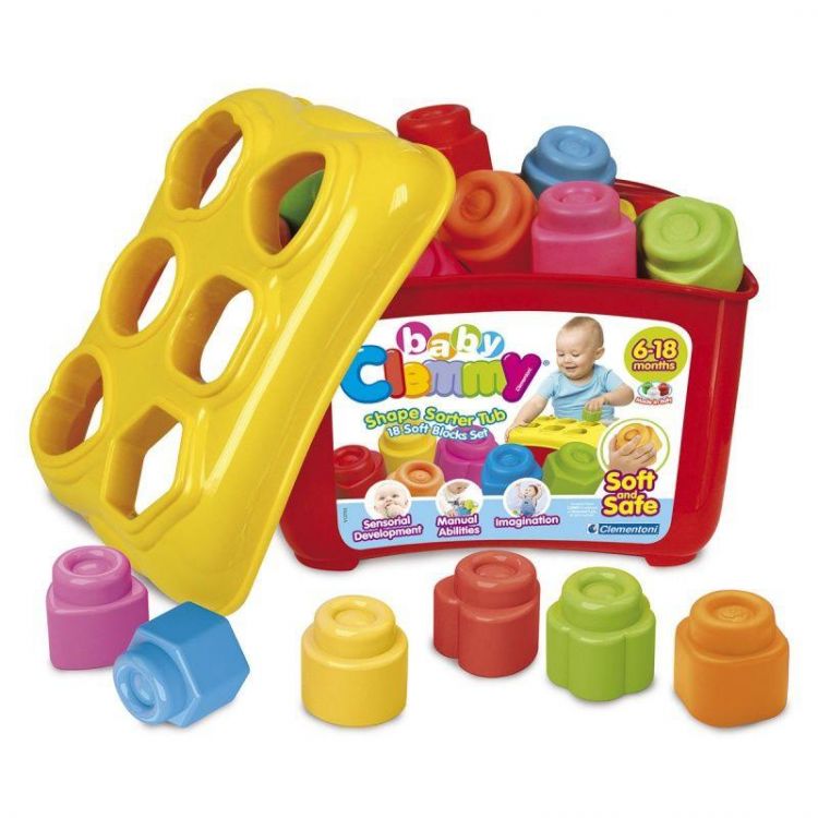 Baby Clementoni 14884 Сортер с мягкими формочками