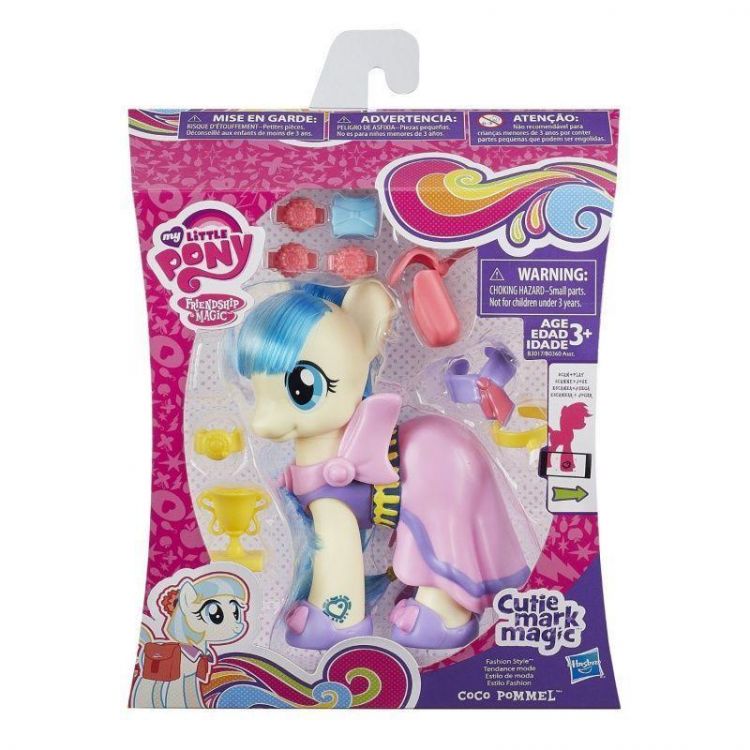 Hasbro B3017 My Little Pony Серия "Cutie Mark Magic" Пони-модницы Miss Pommel, 15 см