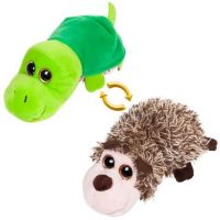 AB toys M5000 Мягкая игрушка Перевертыши Ёжик/Черепашка, 16 см