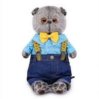 BUDI BASA Ks22-093 Басик в джинсах с подтяжками 22 см