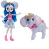 Mattel FKY73 Энчантималс Кукла Екатерина Слон и ее большой друг Антик