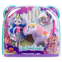 Mattel FKY73 Энчантималс Кукла Екатерина Слон и ее большой друг Антик