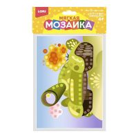 LORI Кэ-021 Набор для творчества LORI Мягкая мозаика. Малый набор Танк