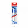 ErichKrause 42747ЕК Набор из 3 ручек шариковых R-301 Classic Stick&Grip 1.0, цвет чернил синий