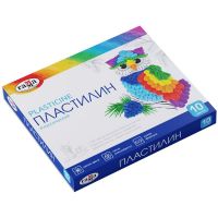 Гамма 281032 Пластилин Гамма Классический 10 цветов, 200г, со стеком
