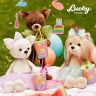 Orange Toys LD024 Lucky Doggy Мягкая игрушка Собачка Lucky Lili: Фиалка, 25 см