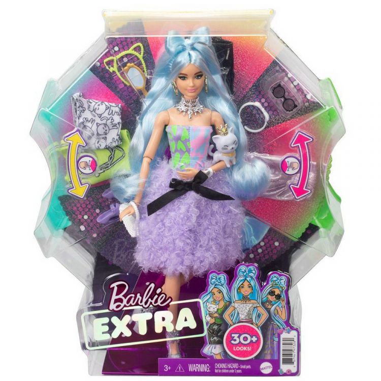 Mattel GYJ69 Кукла Mattel Barbie Экстра со светло-голубыми волосами