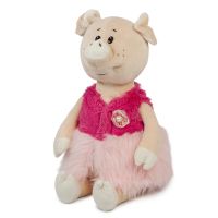 Maxitoys Luxury MT-MRT031805-21-no Мягкая игрушка Maxitoys Luxury Свинка Даша в Модной Жилетке, 21 см