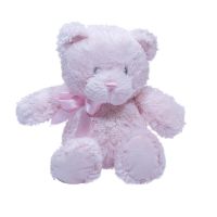 Мягкая игрушка Teddykompaniet Розовый мишка с бантом, 19 см