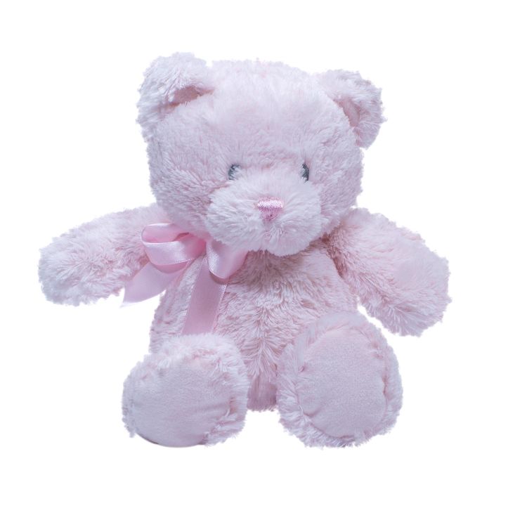 Мягкая игрушка Teddykompaniet Розовый мишка с бантом, 19 см