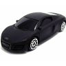 RMZ City 344996SM Машина металлическая Audi R8 V10, черный матовый цвет, 1:64