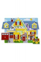 Melissa&Doug 734 Пазл деревянный со звуком, Мой дом, 8 элементов