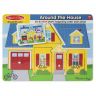 Melissa&Doug 734 Пазл деревянный со звуком, Мой дом, 8 элементов