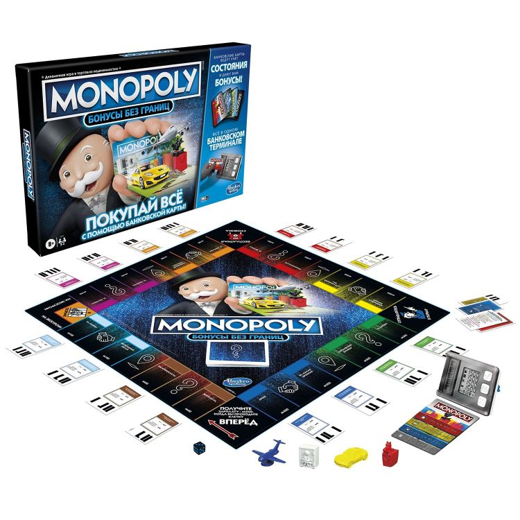 Hasbro E8978 Настольная игра Монополия Бонусы без границ