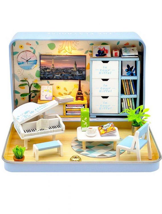 Hobby Day S931 Сборная модель Hobby Day Румбокс в шкатулке Парижские каникулы